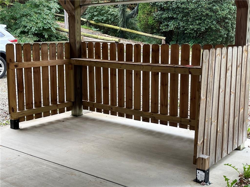 345 Duck Hollow Road Uniontown, PA 15401 - Photo 23 of 25 a view of small deck with wooden fence