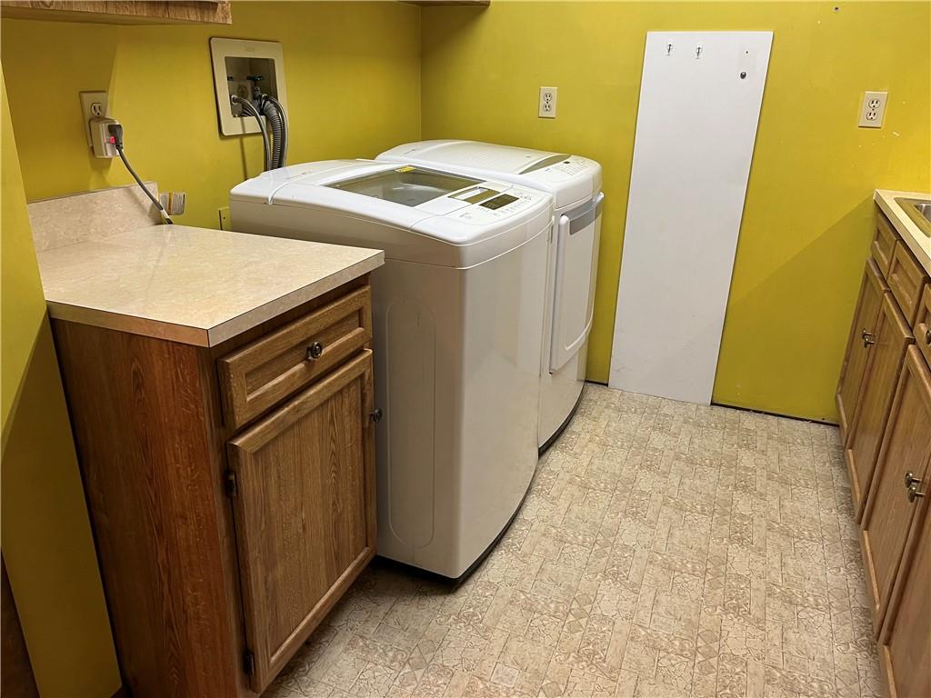 345 Duck Hollow Road Uniontown, PA 15401 - Photo 24 of 25 a utility room with dryer and washer
