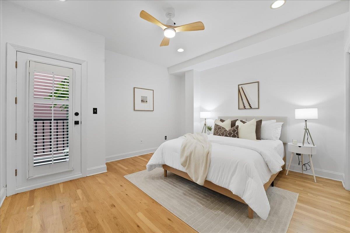 829 Washington Street, Unit 8 Hoboken, NJ 07030 - Photo 21 of 36 a bedroom with a bed and a window