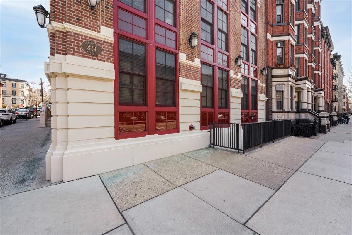 829 Washington Street, Unit 8 Hoboken, NJ 07030 - Photo 33 of 36 a view of a building with a bench