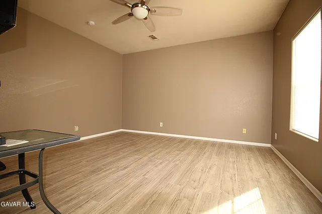 wooden floor in a room