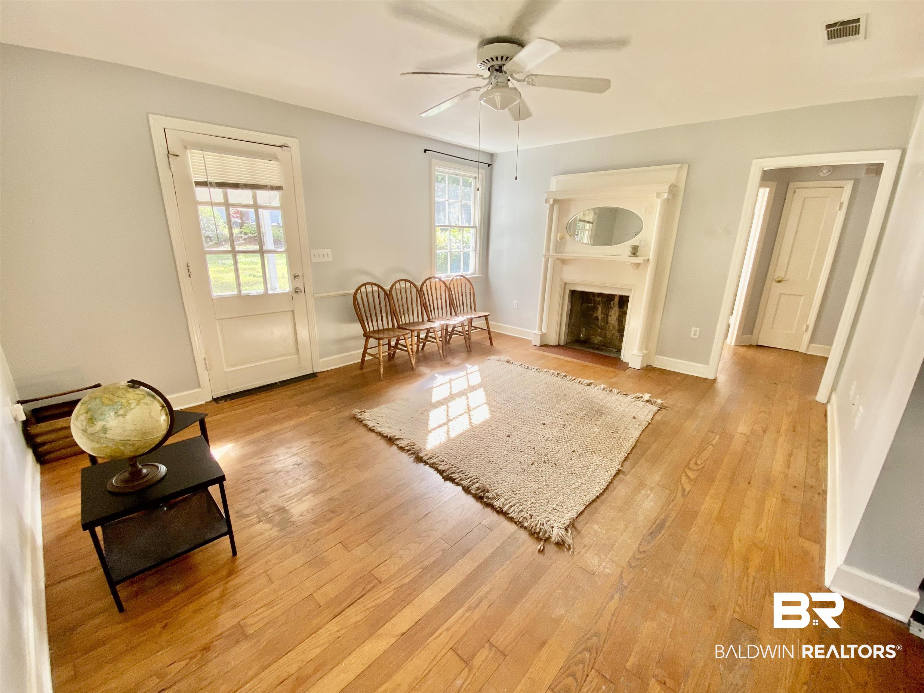 323 Pineview Lane Mobile, AL 36608 - Photo 3 of 19 Wood Floors, Oversized Den. Fireplace w/Mantle