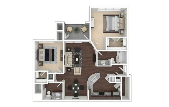 a view of living room with furniture