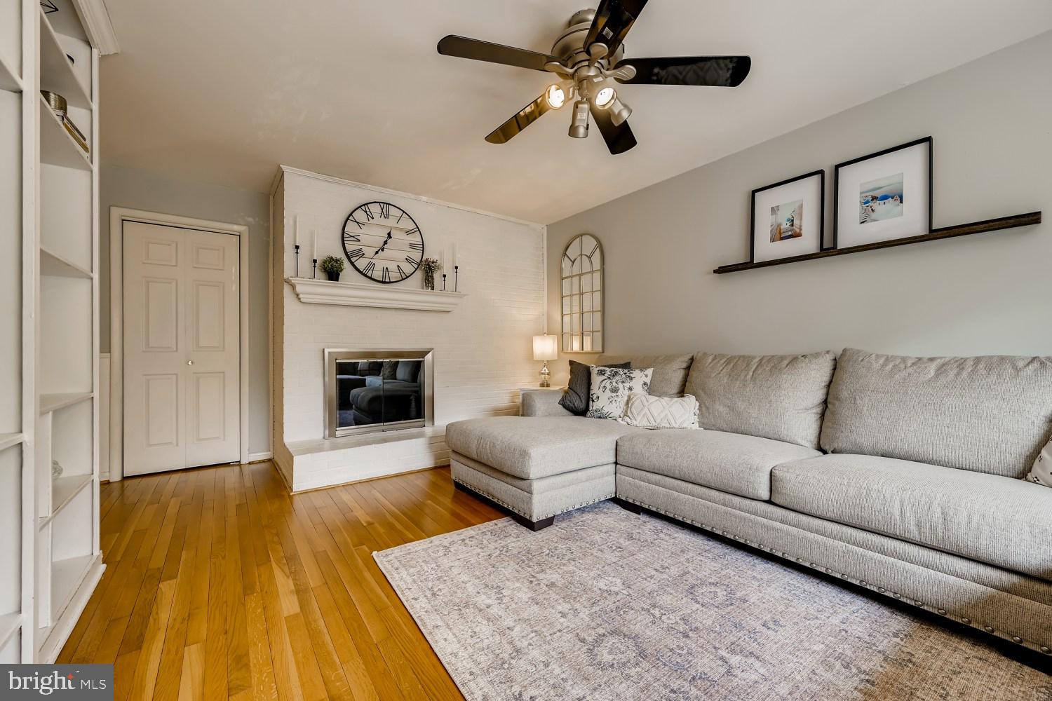 8380 Lark Brown Road Columbia, MD 21045 - Photo 23 of 43 Family room w/ wood burning fireplace