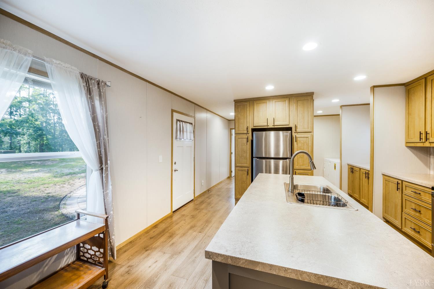 4560 Tye River Road Amherst, VA 24521 - Photo 7 of 40 a view of kitchen with cabinets and outdoor space