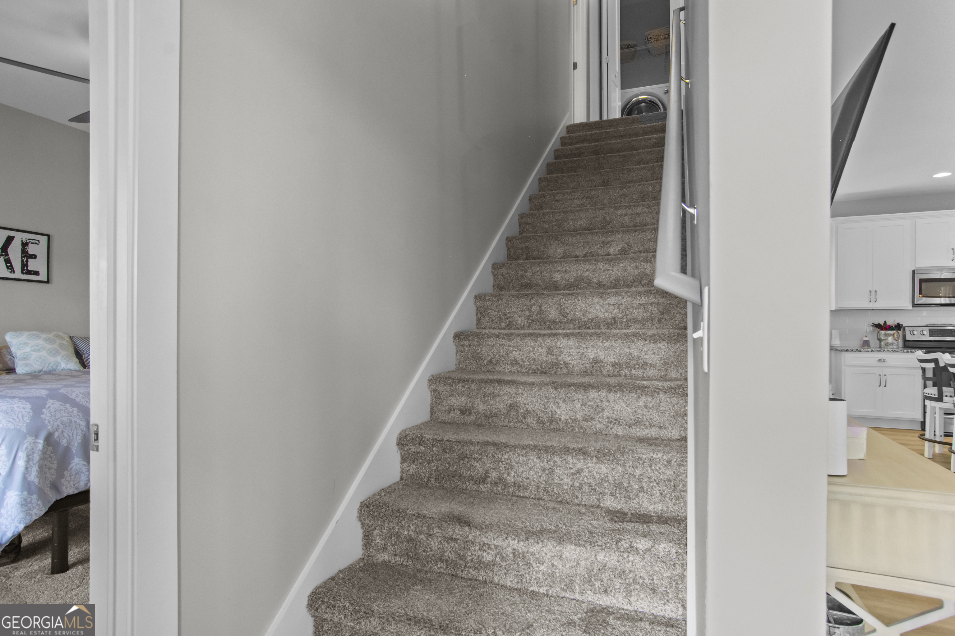 188 Sunhaven Lane Sparta, GA 31087 - Photo 40 of 63 a view of staircase with white walls