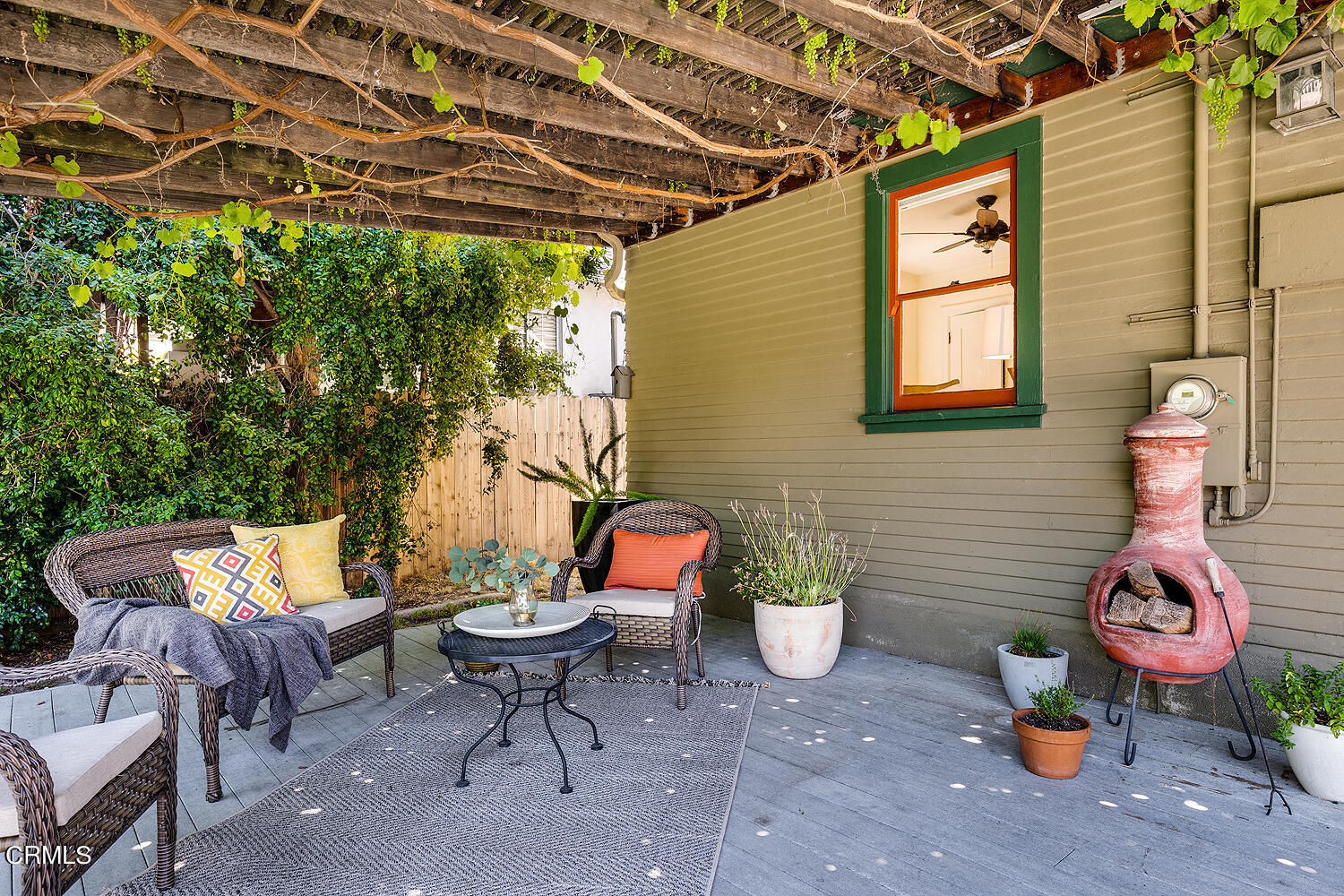 604 Douglas Street Pasadena, CA 91104 - Photo 32 of 41 a backyard of a house with table and chairs