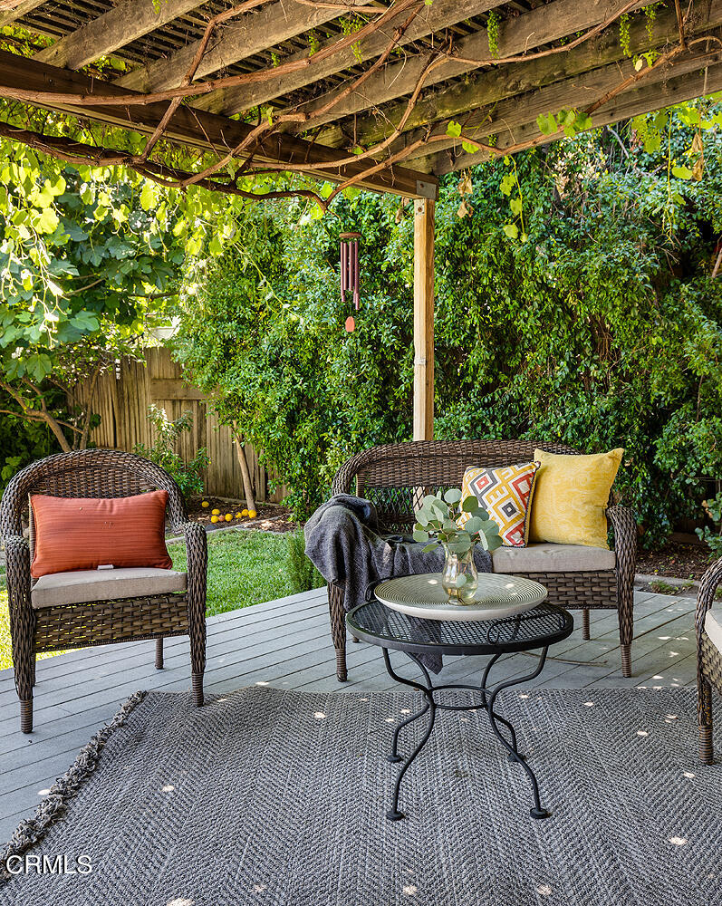 604 Douglas Street Pasadena, CA 91104 - Photo 34 of 41 a chair and a table in a garden