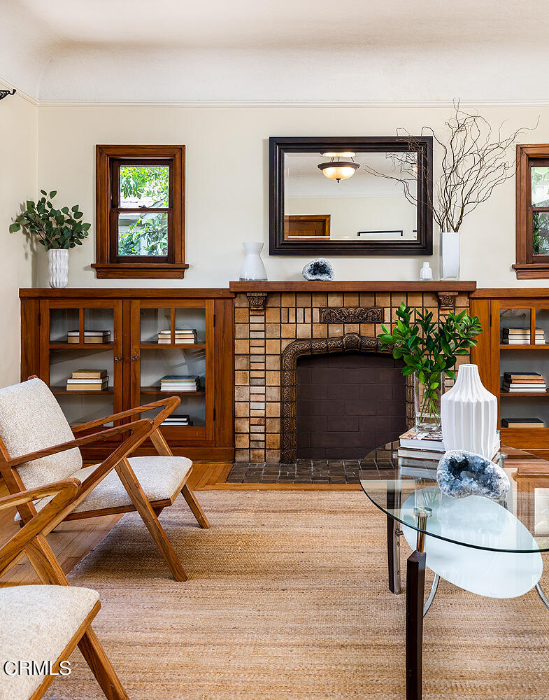 604 Douglas Street Pasadena, CA 91104 - Photo 8 of 41 a living room with furniture and a flat screen tv