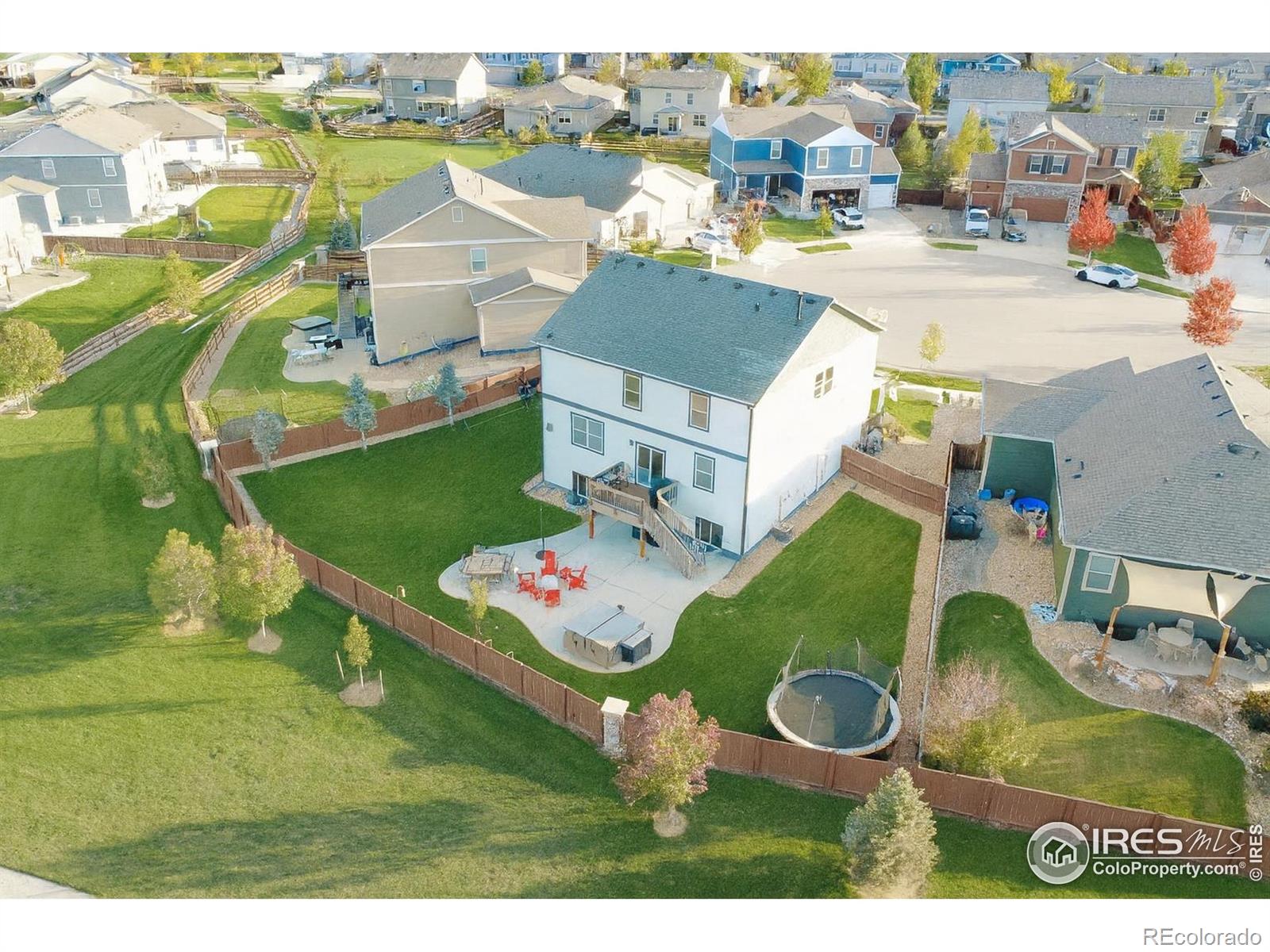 6778 Coach Light Court Timnath, CO 80547 - Photo 34 of 36 an aerial view of a house with outdoor space