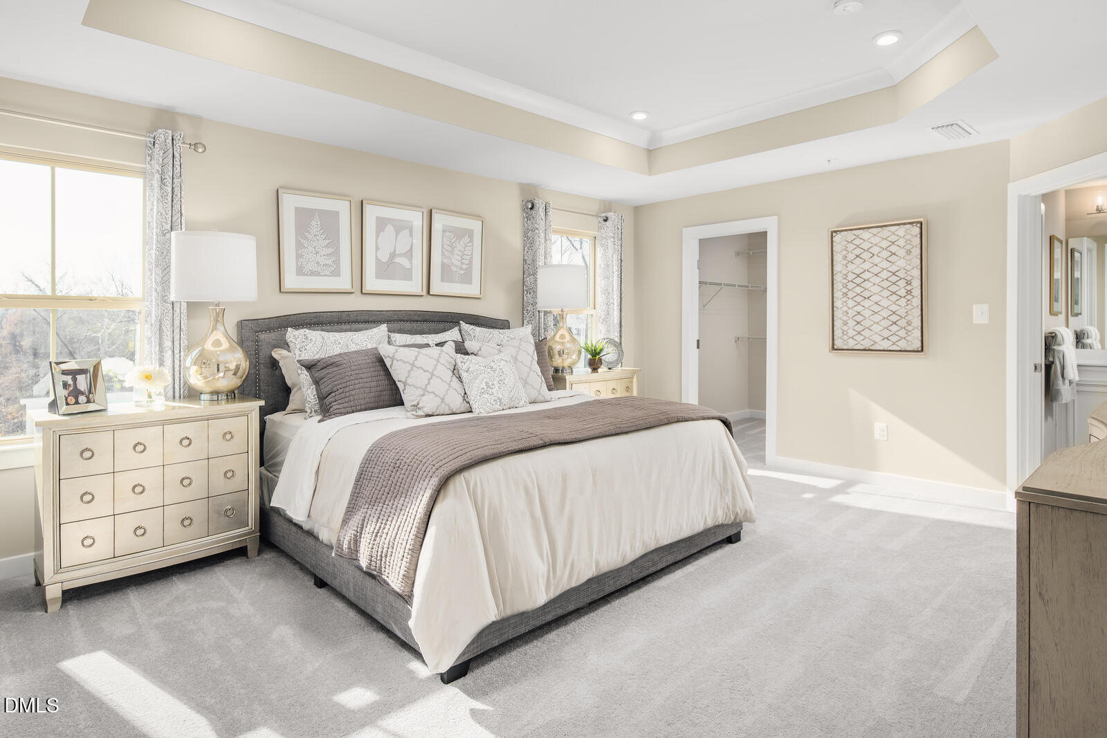 844 Walker Rdg Way Willow Spring, NC 27592 - Photo 13 of 21 a bedroom with a bed and a window