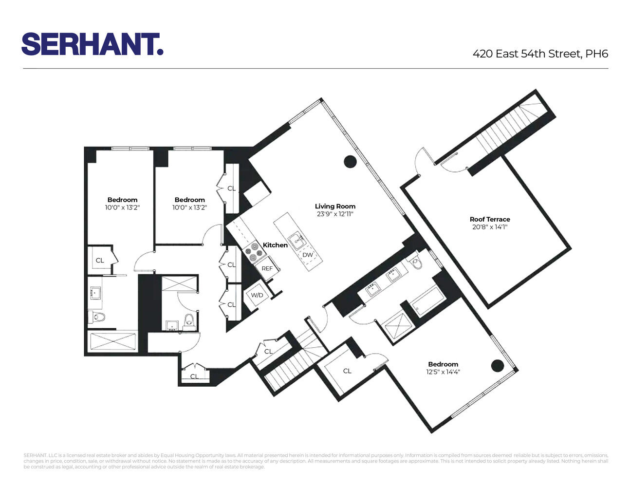 420 East 54th Street, Unit PH6 Manhattan, NY 10022 - Photo 10 of 10 a picture of a room