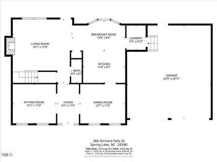 $335,000 | 366 Orchard Falls Drive, Spring Lake, NC 28390