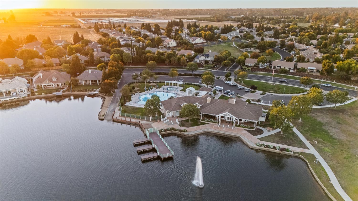 4183 North Bodega Bay Road Clovis, CA 93619 - Photo 29 of 30 an aerial view of residential houses with outdoor space