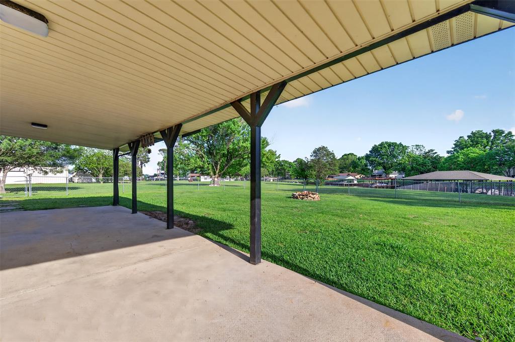 106 Snyder Ranch Road Trinidad, TX 75163 - Photo 31 of 40 Huge covered patio looks out to the back yard