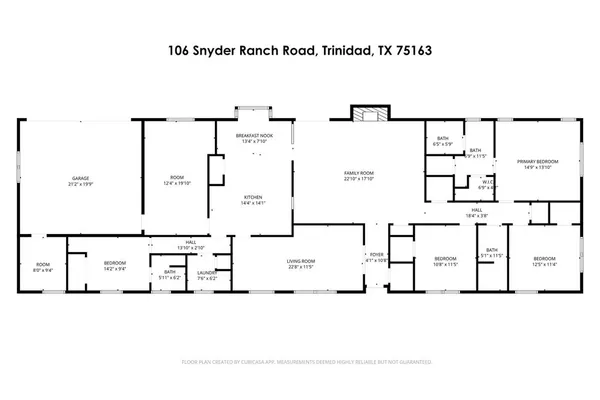 $500,000 | 106 Snyder Ranch Road, Trinidad, TX 75163