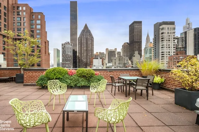 a view of outdoor space with seating