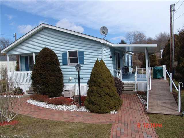 35 Old Wood Road Mansfield, CT 06268 - Photo 1 of 1 Exterior Front. Front Porch and Side Deck with Handicap Ramp Access