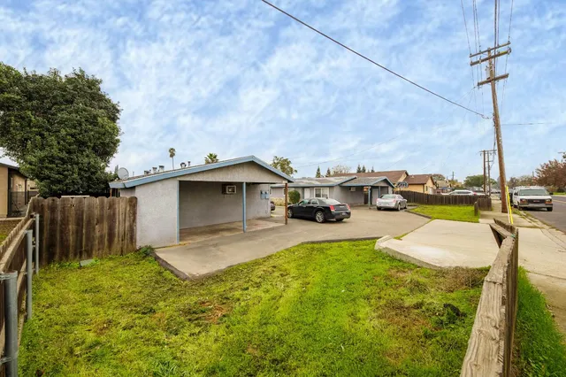 a house with a outdoor space