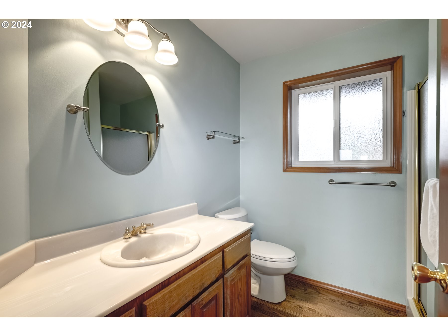 33495 Southwest Riedweg Road Cornelius, OR 97113 - Photo 19 of 48 a bathroom with a toilet sink and mirror