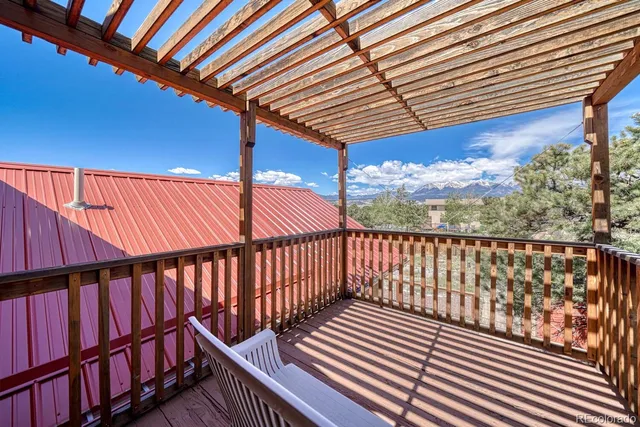 an aerial view of house with yard