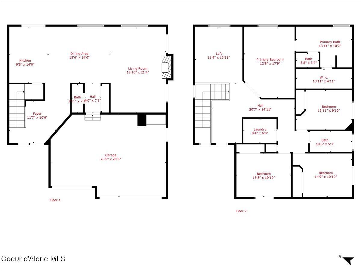 2902 North Neptune Street Post Falls, ID 83854 - Photo 37 of 37 Floor plan