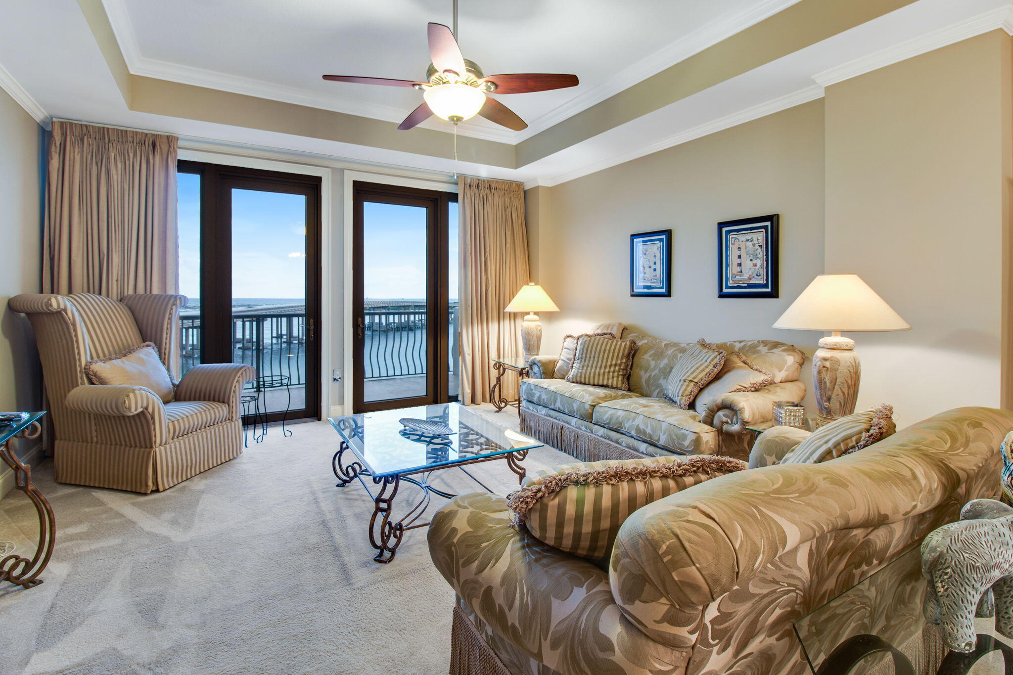 5 Calhoun Avenue, Unit 606 Destin, FL 32541 - Photo 17 of 37 a living room with furniture and a large window