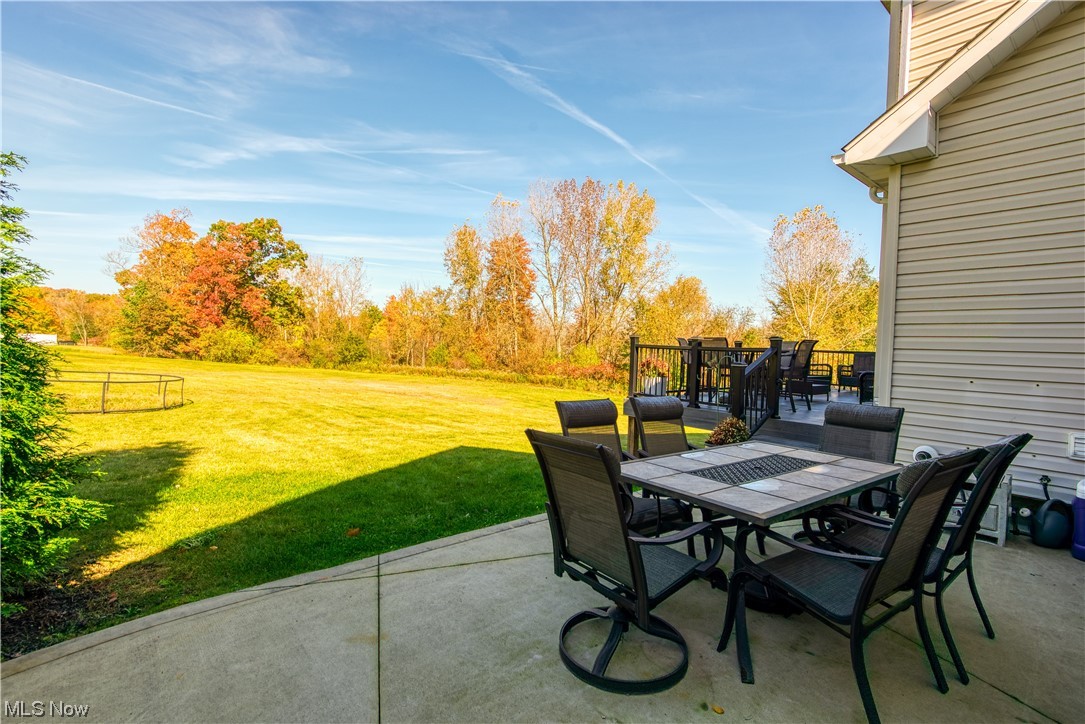 805 Rambling Trail Kent, OH 44240 - Photo 29 of 35 Concrete patio view overlooking the private backyard