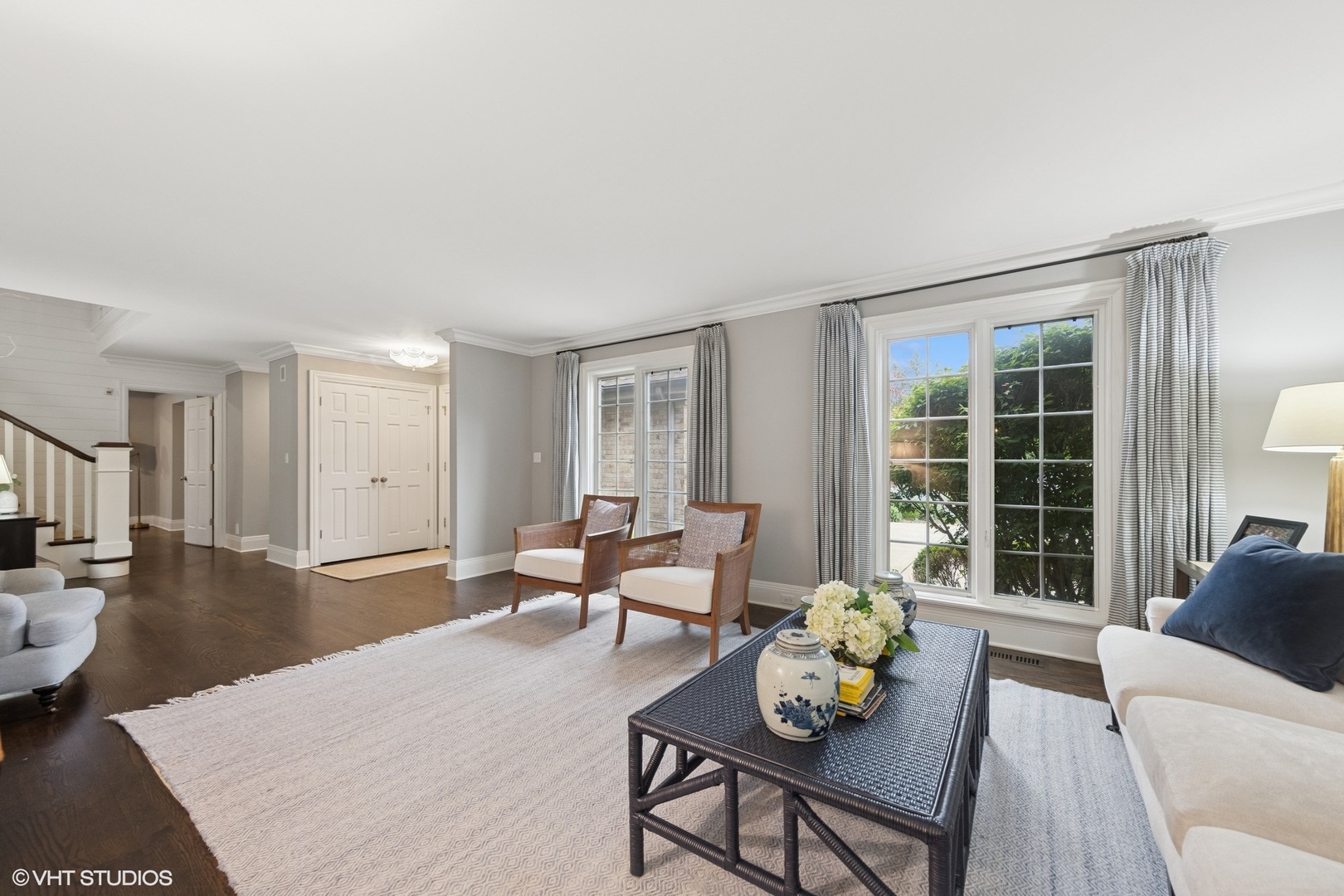 6 Tartan Ridge Road Burr Ridge, IL 60527 - Photo 4 of 41 a living room with furniture and a large window