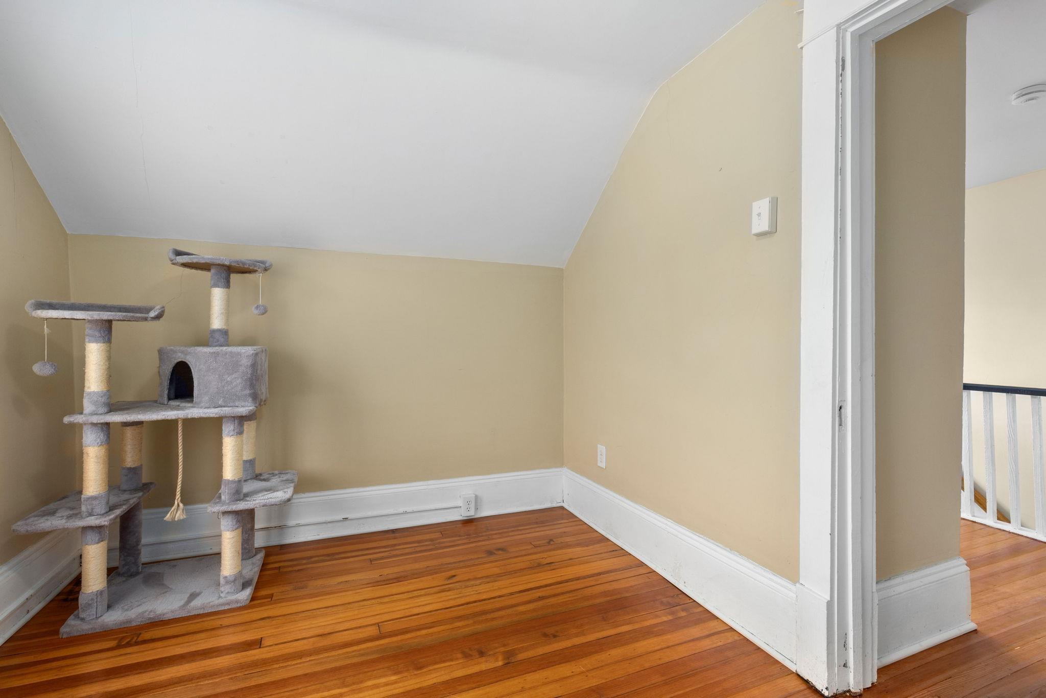 330 Pershing Road Raleigh, NC 27608 - Photo 30 of 51 Buyers will appreciate the 2nd attic storage space found in this bedroom. The 2nd floor bedrooms and upstairs hallway all are finished with hardwood flooring. Bedroom 3