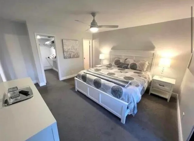 a table and a chair in a room