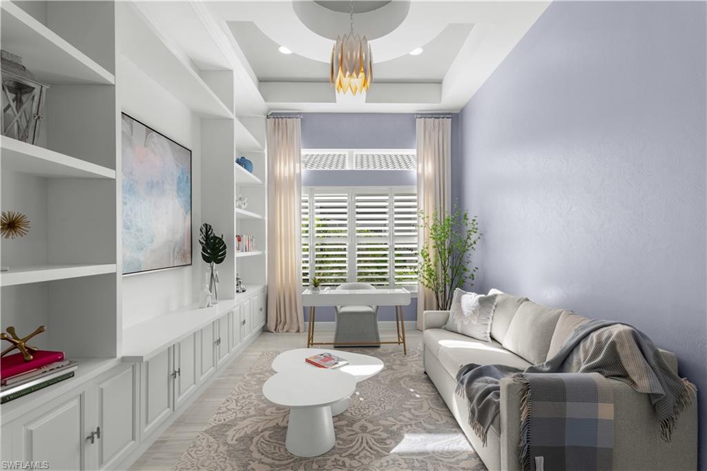 9517 Montelanico Loop Naples, FL 34119 - Photo 15 of 50 a living room with furniture and a window