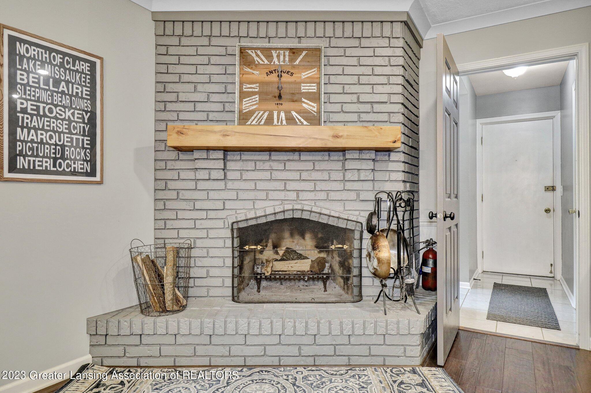 12591 Airport Road Dewitt, MI 48820 - Photo 12 of 46 Wood Burning Fireplace