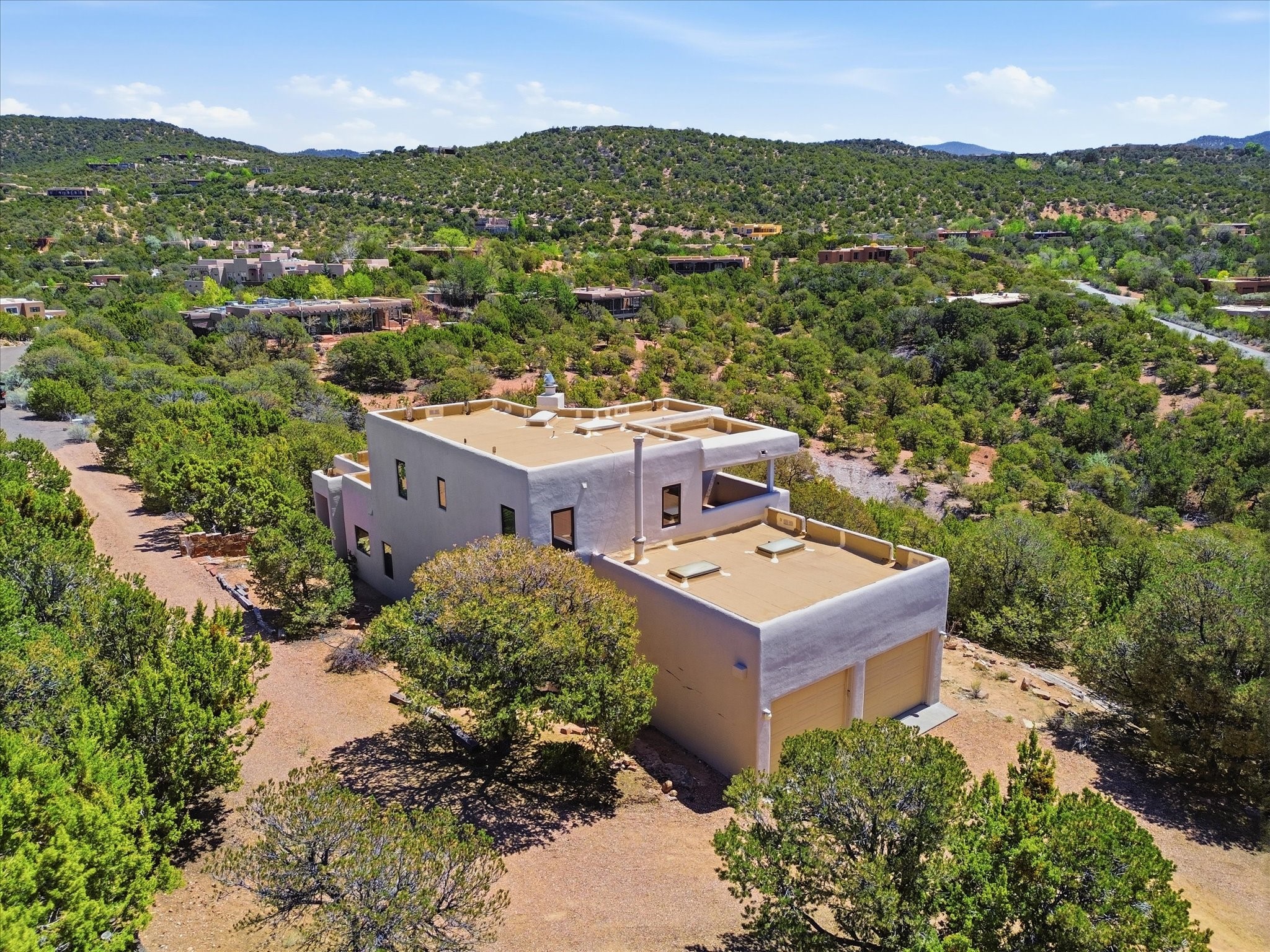 975 Indian Ridge Road Santa Fe, NM 87501 - Photo 67 of 67 Aerial View