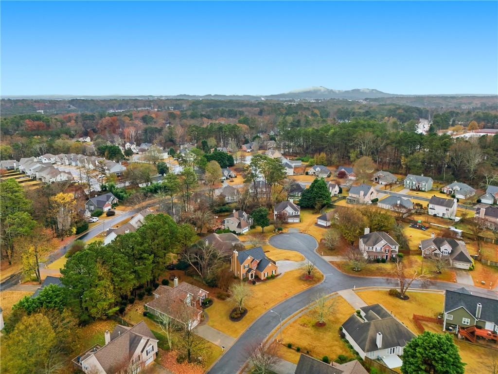 2664 Reston Court Northwest Kennesaw, GA 30144 - Photo 27 of 28 an aerial view of residential houses with outdoor space