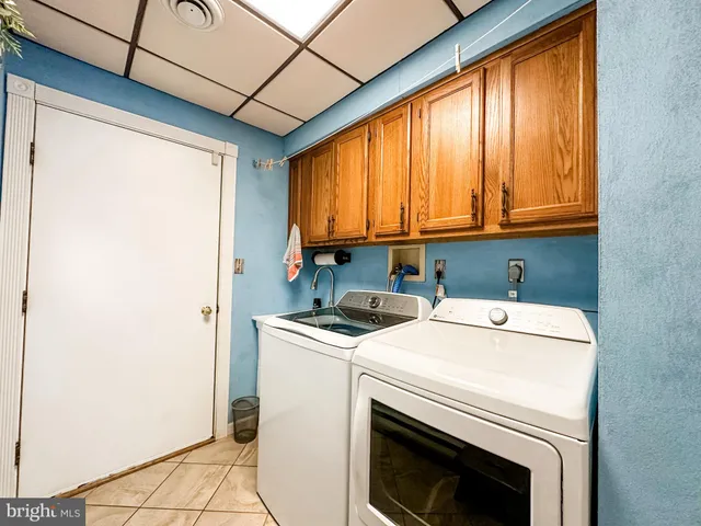 a reading room with furniture