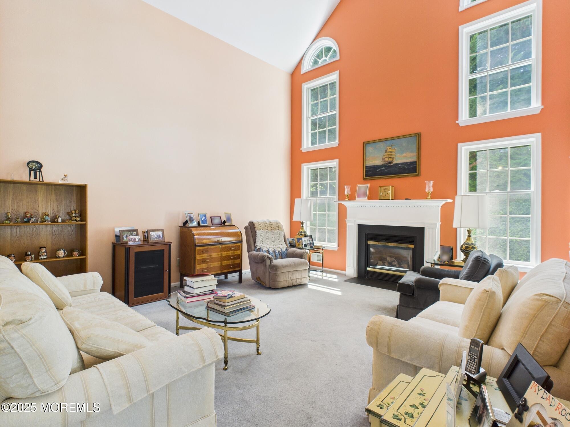 10 Windward Way Red Bank, NJ 07701 - Photo 4 of 31 a living room with furniture and a fireplace
