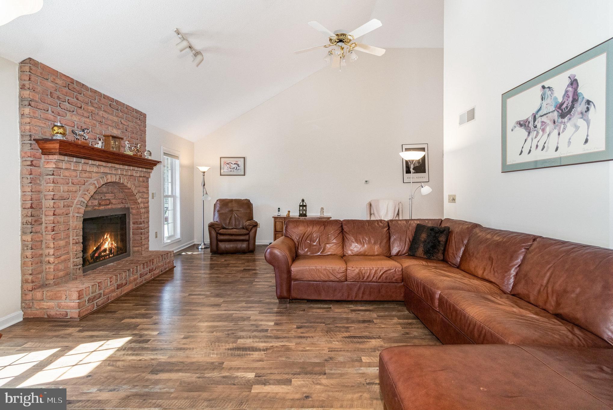 258 Bonnybrook Road Carlisle, PA 17015 - Photo 3 of 31 a living room with furniture and a fireplace