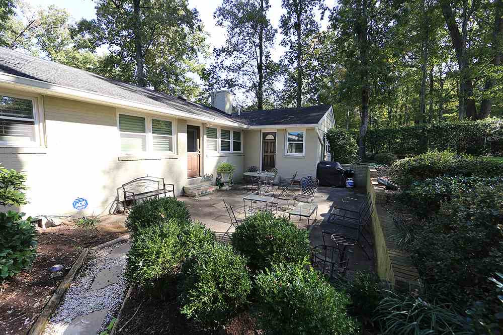 721 Catawba Street Raleigh, NC 27609 - Photo 12 of 13 Back Patio is a Great Entertaining Area