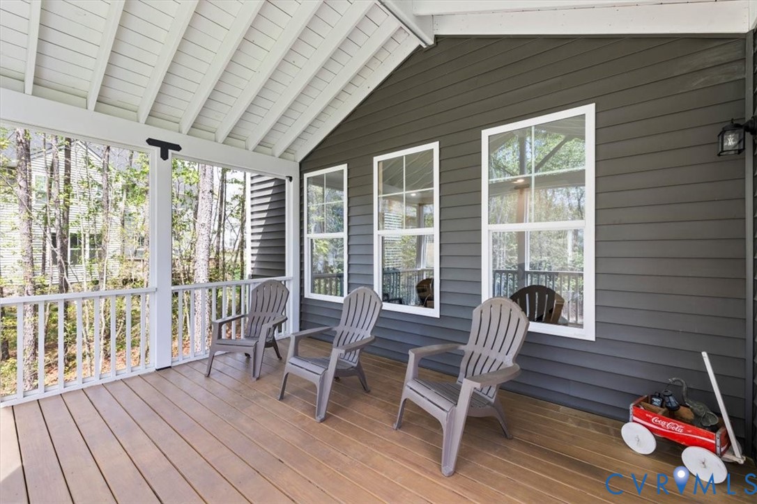17131 Westington Road Moseley, VA 23120 - Photo 19 of 34 a outdoor living space with furniture and wooden floor