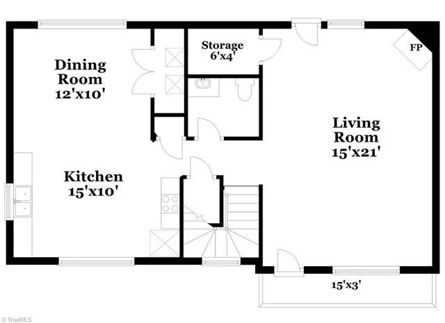$1,665 | 3801 Heather View Lane, Winston-Salem, NC 27127