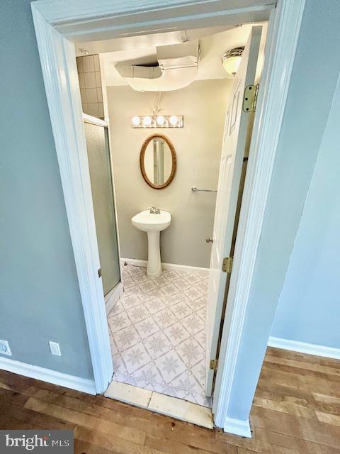 8405 12th Avenue Silver Spring, MD 20903 - Photo 7 of 23 Charming bathroom with modern touches.