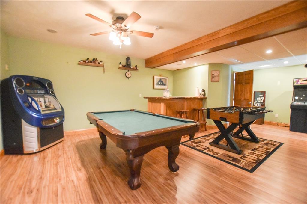 252 Becker Road Butler, PA 16002 - Photo 18 of 23 a room with furniture pool table and window