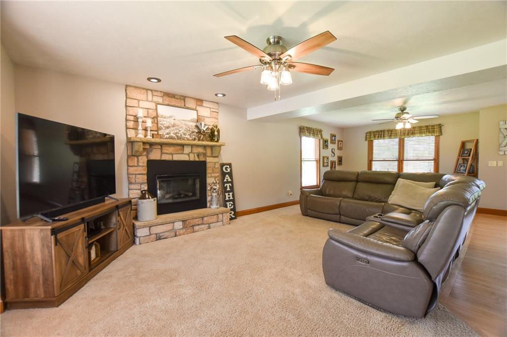 252 Becker Road Butler, PA 16002 - Photo 4 of 23 a living room with furniture and a flat screen tv