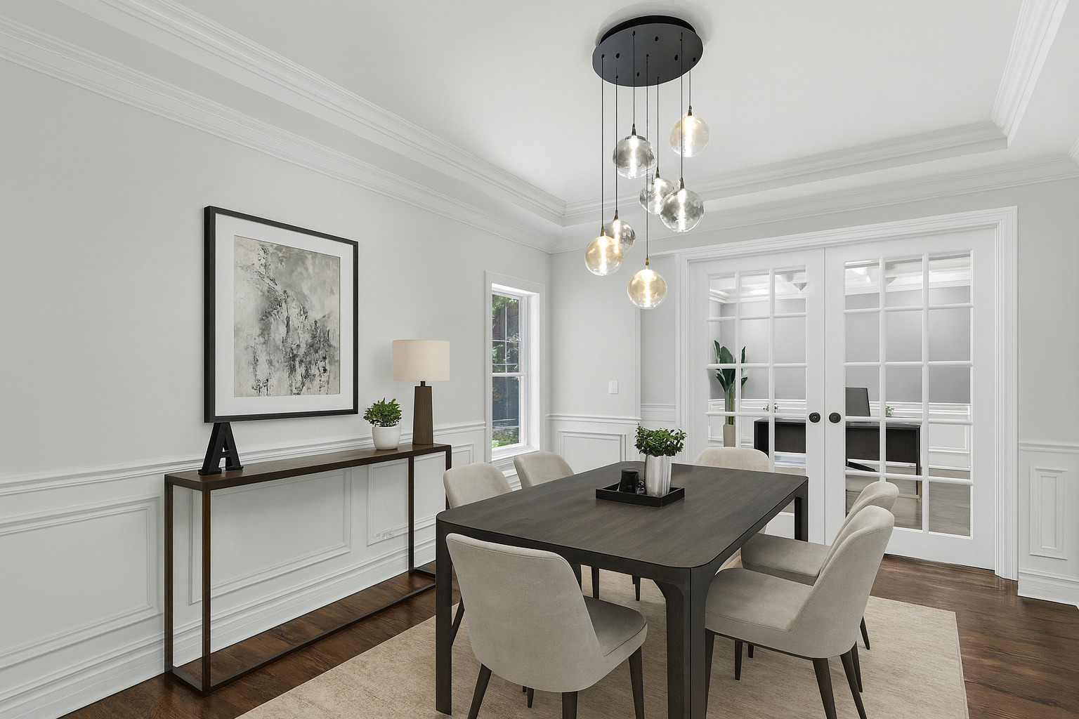 1127 Kenton Road Deerfield, IL 60015 - Photo 6 of 35 a view of a dining room with furniture and wooden floor