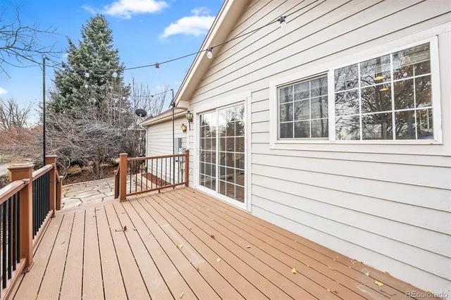 a view of a house with a roof deck