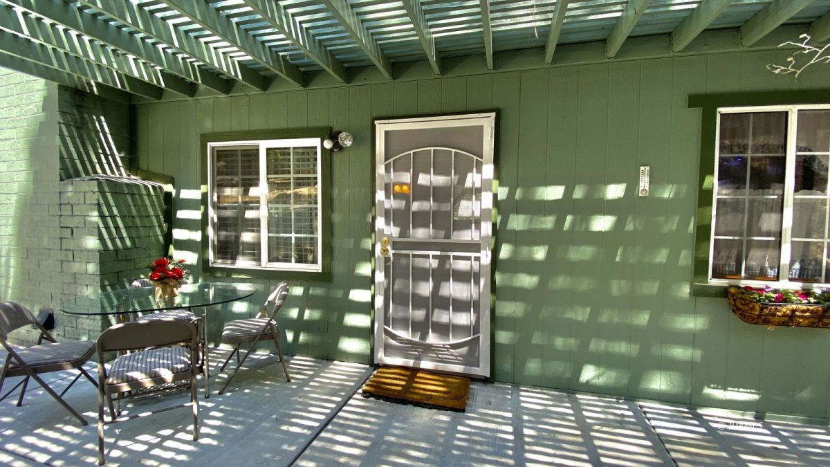 52905 Tollgate Road Idyllwild, CA 92549 - Photo 21 of 91 a front view of a house with outdoor seating