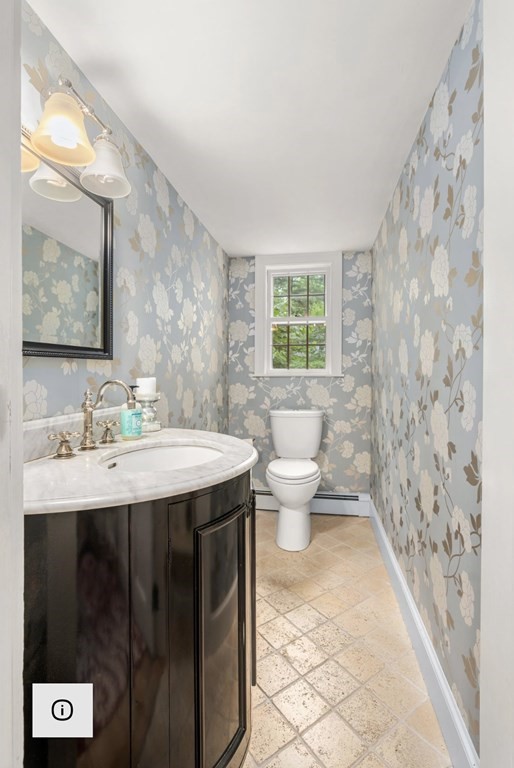 217 Conant Road Weston, MA 02493 - Photo 17 of 30 a bathroom with a sink and a mirror