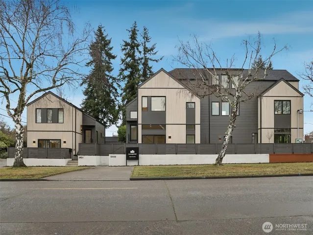 an aerial view of a city with lots of residential buildings