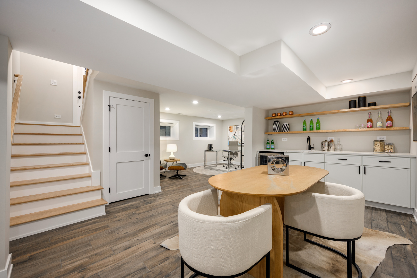 2225 West Carmen Avenue Chicago, IL 60625 - Photo 21 of 45 a dining room with furniture and wooden floor